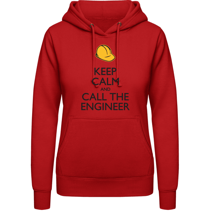 Keep Calm and Call the Engineer Felpa con cappuccio da donna 0 image