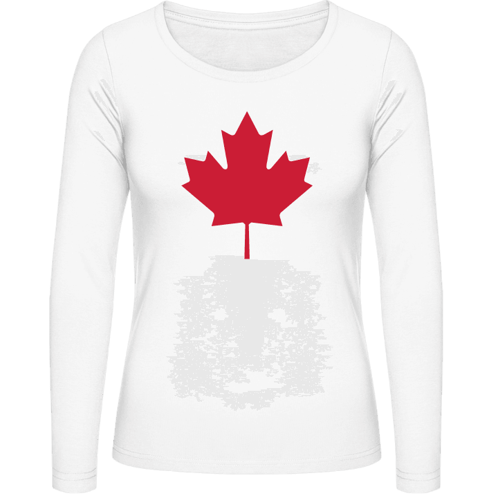 Canada Leaf Vrouwen Lange Mouw Shirt contain pic