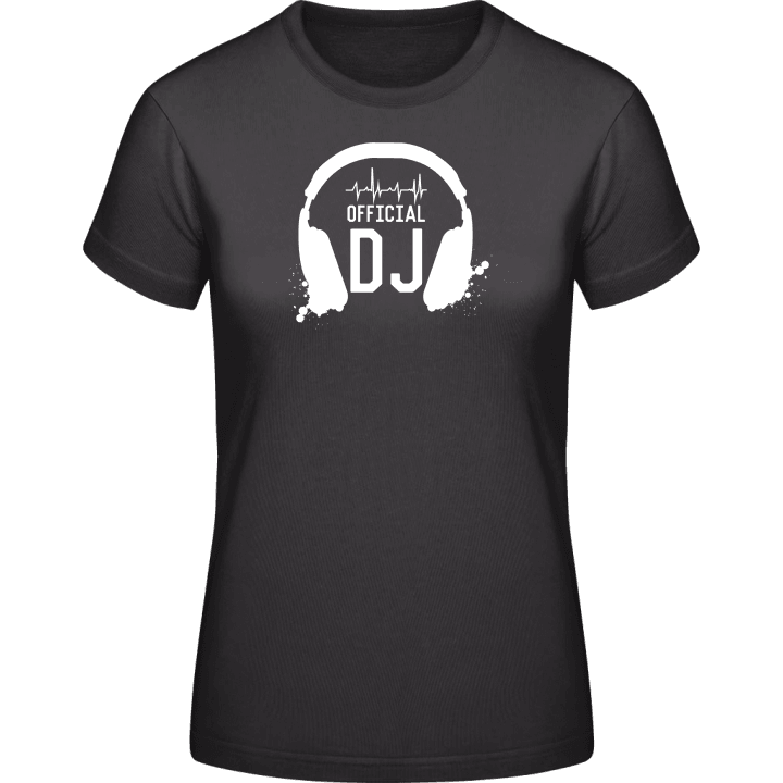 Official DJ Headphones T-skjorte for kvinner contain pic