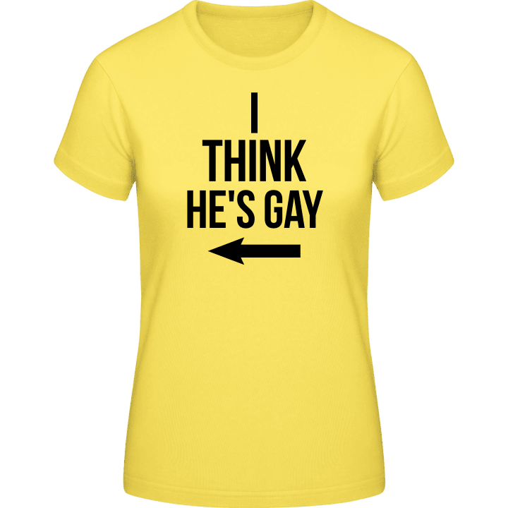 He is Gay Arrow Vrouwen T-shirt contain pic