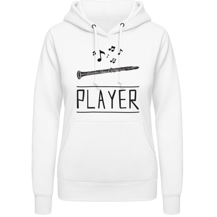 Clarinet Player Illustration Women Hoodie contain pic