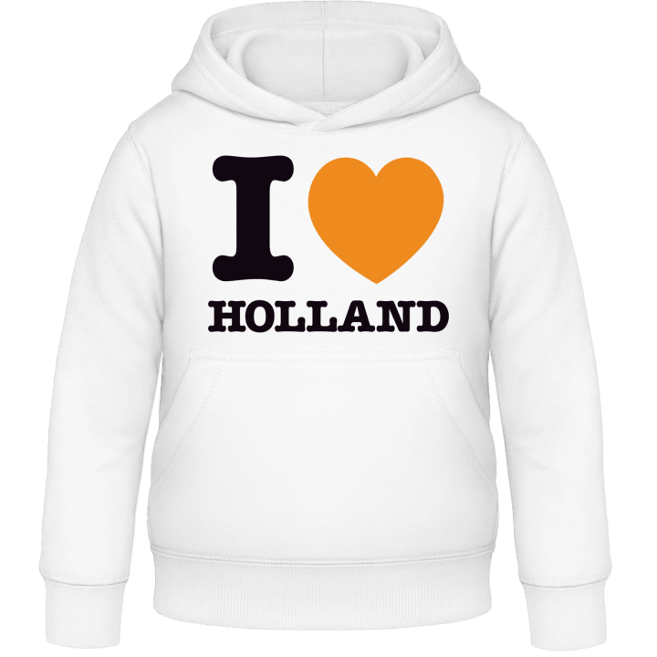 I love Holland Felpa con cappuccio per bambini contain pic