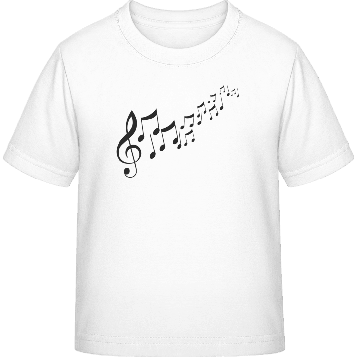 Dancing Music Notes T-skjorte for barn contain pic