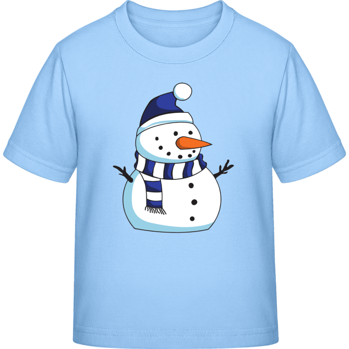 Snowman Illustration T-skjorte for barn 0 image