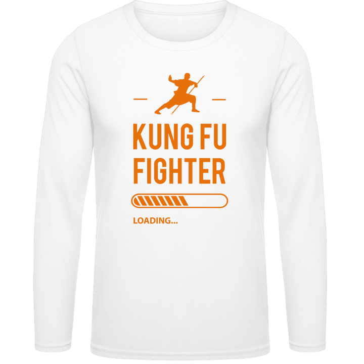 Kung Fu Fighter Loading Langarmshirt contain pic