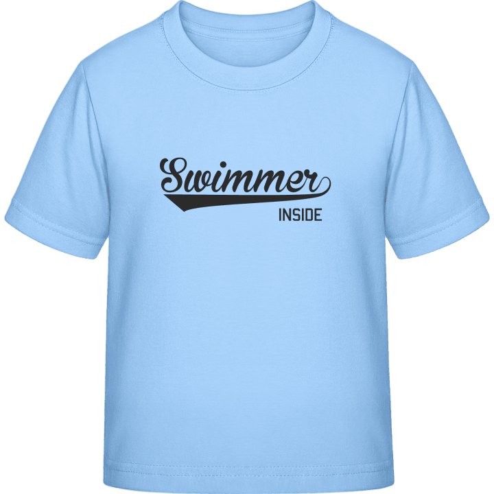 Swimmer Inside T-skjorte for barn contain pic