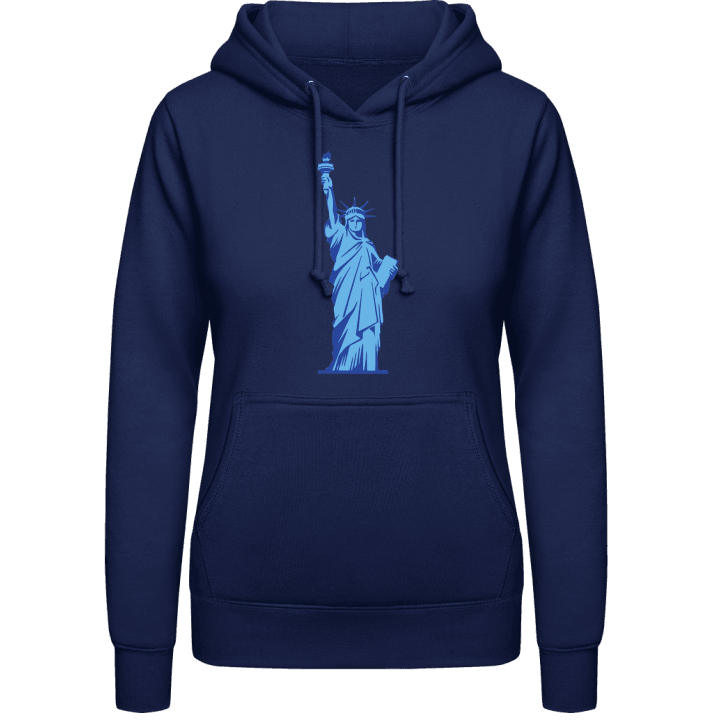 Statue Of Liberty Icon Felpa con cappuccio da donna contain pic