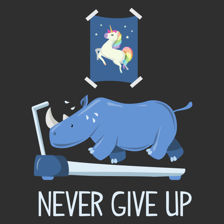 Never Give Up T-shirt för kvinnor 0 image