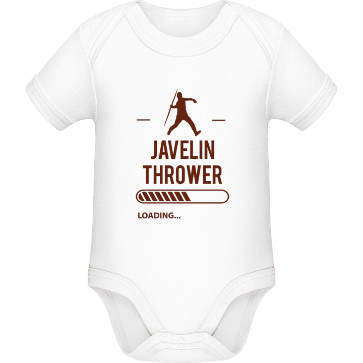 Javelin Thrower Loading Baby romper kostym contain pic