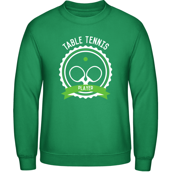 Table Tennis Player Crest Sudadera contain pic