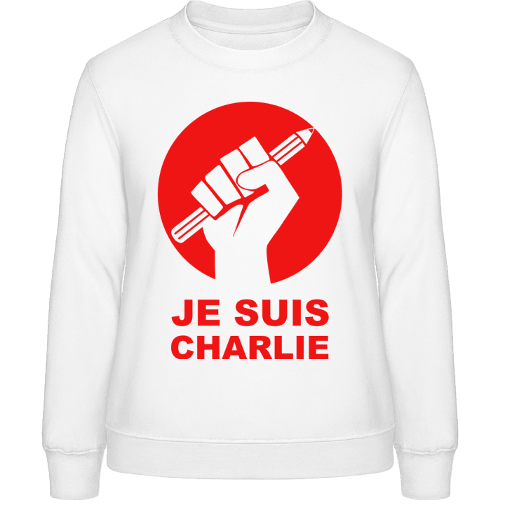 Je Suis Charlie Freedom Of Speech Sweatshirt för kvinnor contain pic