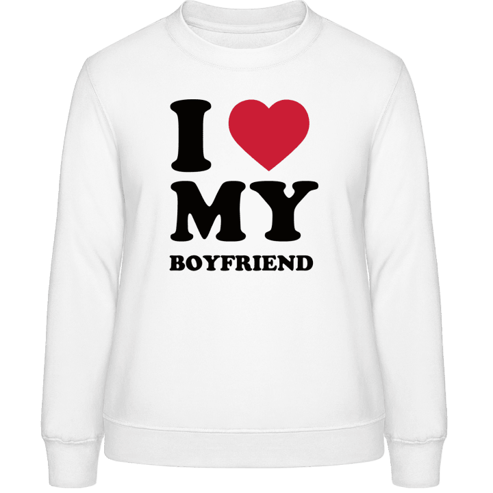 Boyfriend Sweat-shirt pour femme contain pic