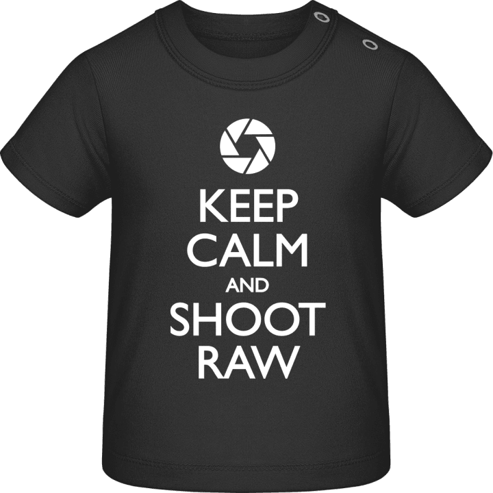 Keep Calm and Shoot Raw T-shirt för bebisar 0 image