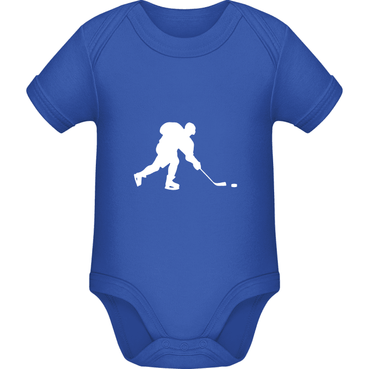 Ice Hockey Player Silhouette Baby Strampler contain pic