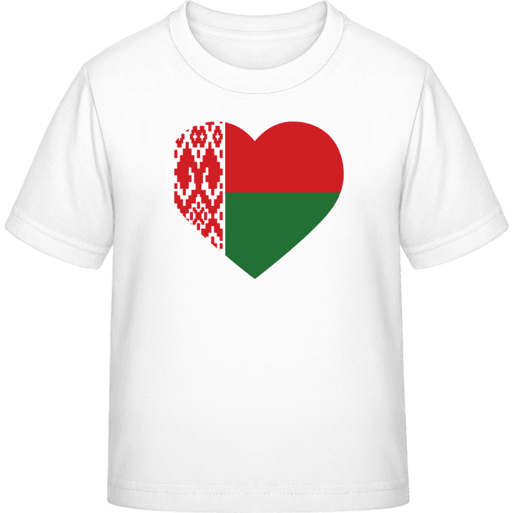 Belarus Heart Flag Kinder T-Shirt contain pic