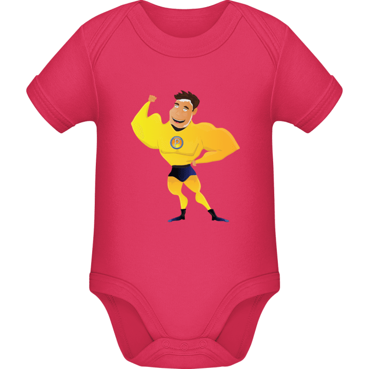 Powerman Baby romper kostym contain pic