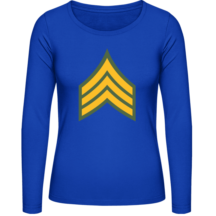 Sergeant Camisa de manga larga para mujer contain pic
