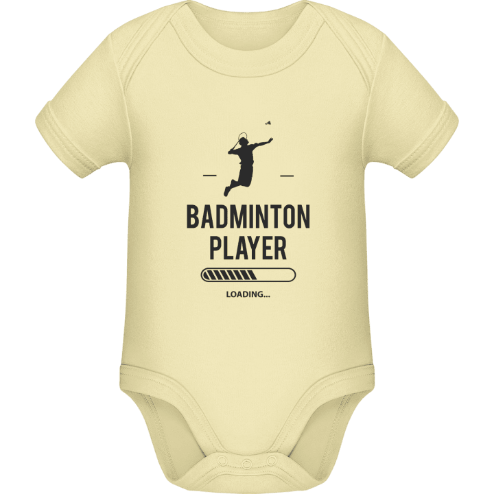 Badminton Player Loading Baby romper kostym contain pic