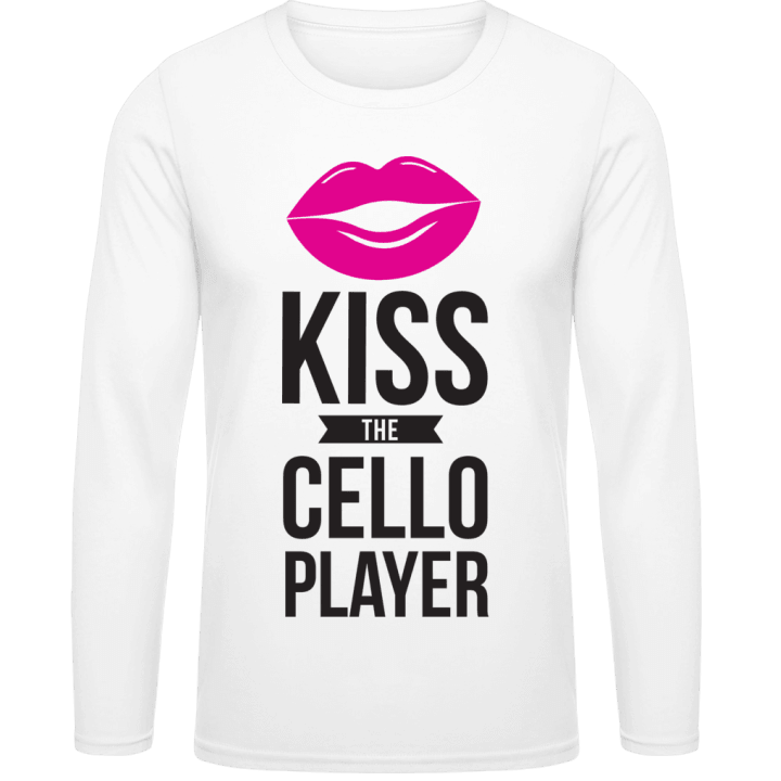 Kiss The Cello Player Langarmshirt contain pic