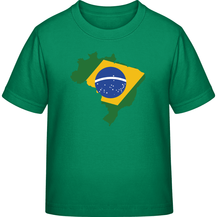 Brazil Map T-shirt för barn contain pic