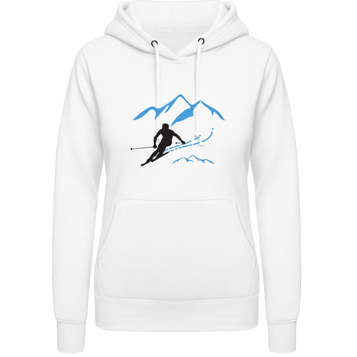 Ski Alpin Vrouwen Hoodie contain pic