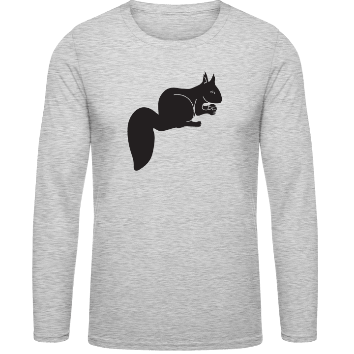 Squirrel With Nut T-shirt à manches longues 0 image