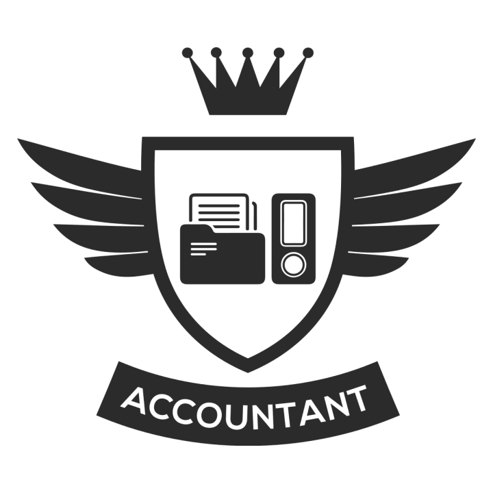 Accountant Icon Coat Of Arms Winged Shirt met lange mouwen 0 image