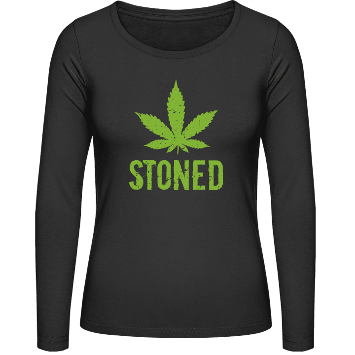 STONED Vrouwen Lange Mouw Shirt contain pic