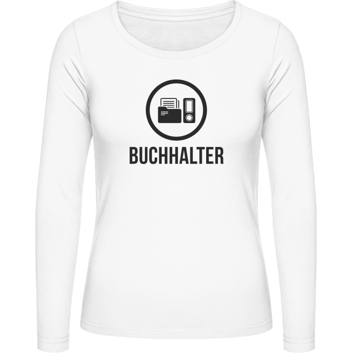 Buchhalter Logo Langermet skjorte for kvinner contain pic