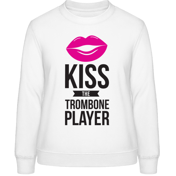 Kiss The Trombone Player Sudadera de mujer contain pic