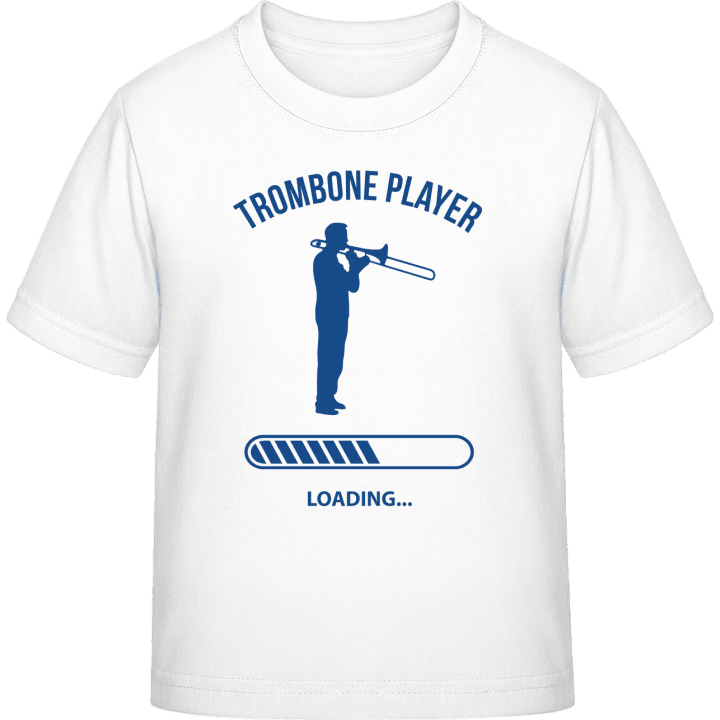 Trombone Player Loading T-skjorte for barn contain pic