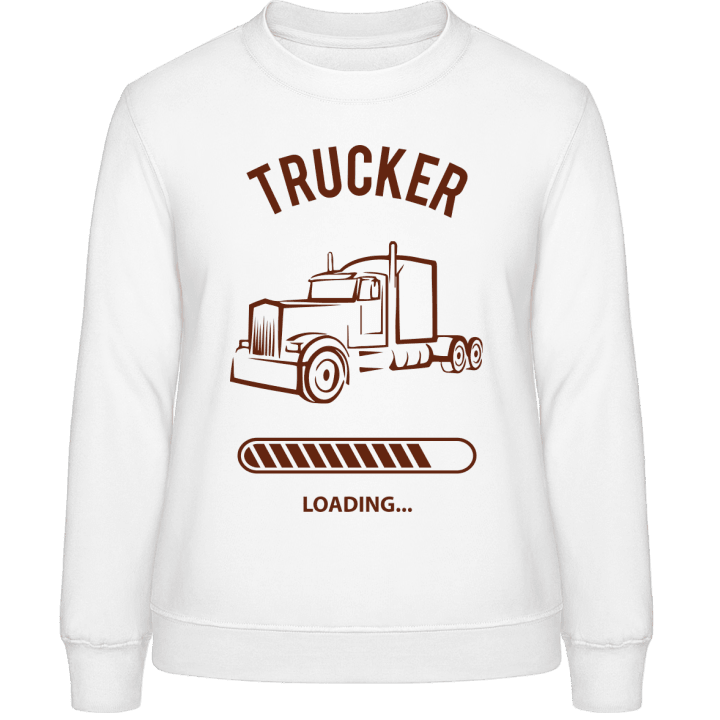 Trucker Loading Frauen Sweatshirt contain pic