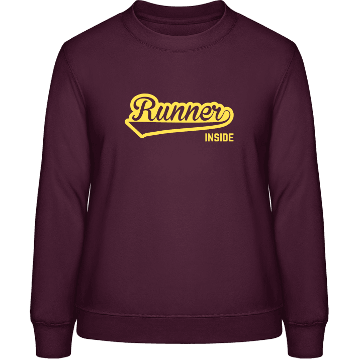 Runner Inside Frauen Sweatshirt contain pic