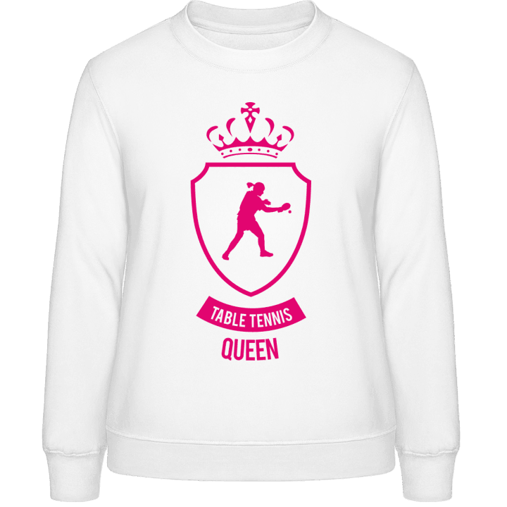 Table Tennis Queen Frauen Sweatshirt contain pic