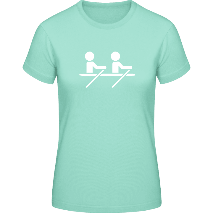 Rowing Boat T-skjorte for kvinner contain pic
