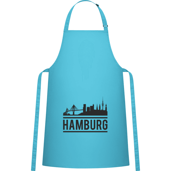 Hamburg City Skyline Delantal de cocina contain pic