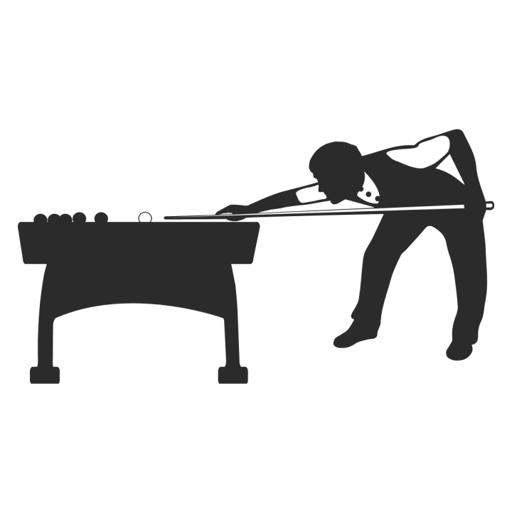 Billiards Player Silhouette Baby Rompertje 0 image