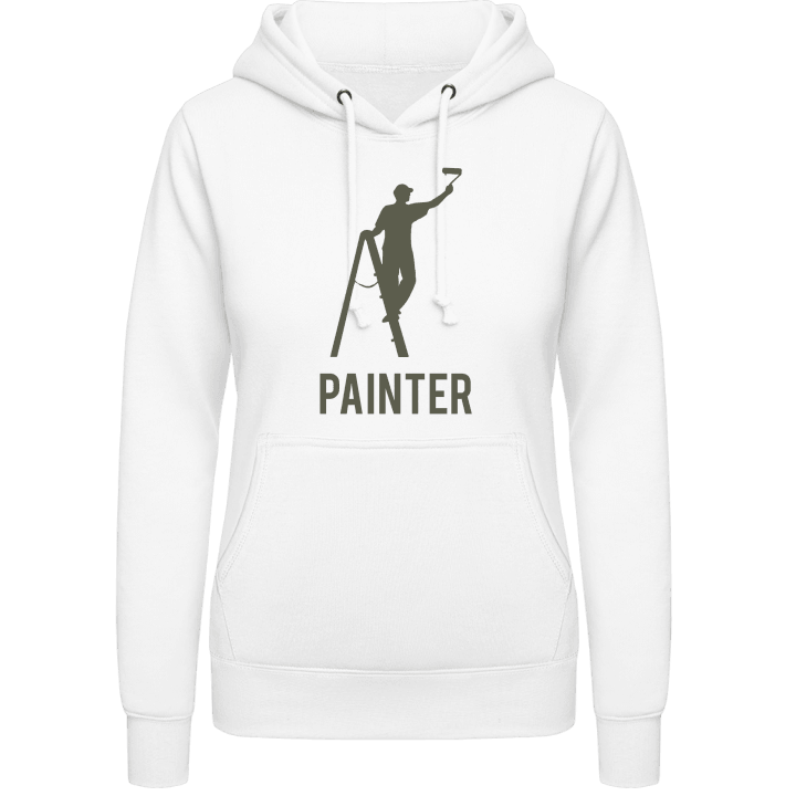 Painter At Work Vrouwen Hoodie contain pic