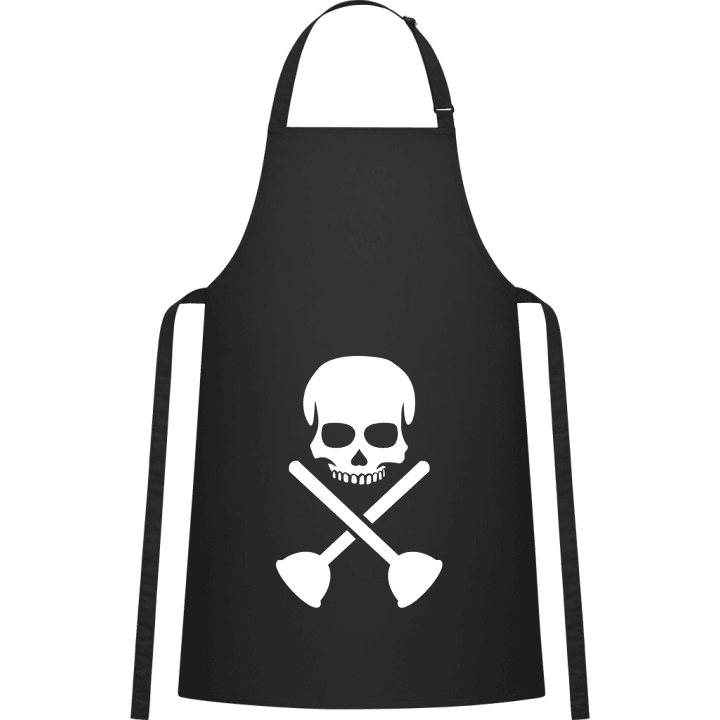 Plumber Skull Förkläde för matlagning contain pic