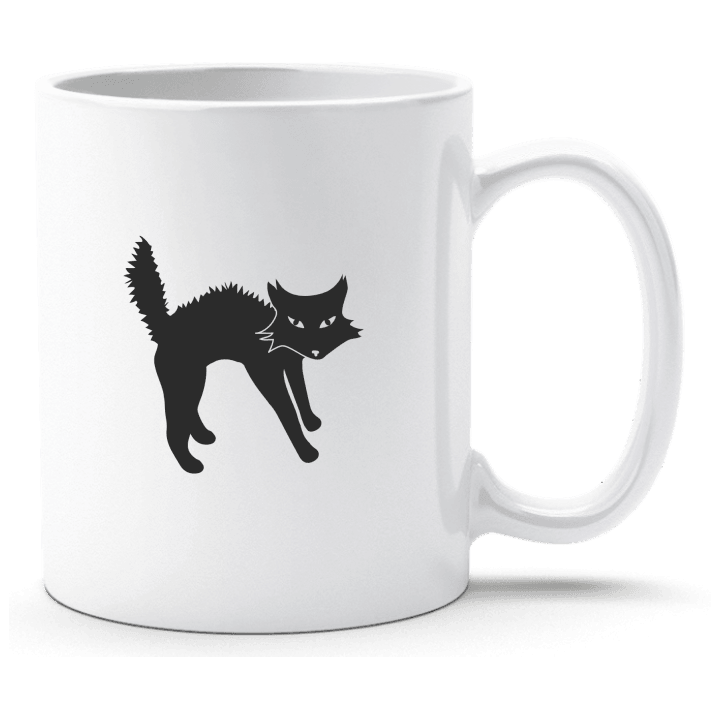 Angry Cat Illustration Cup 0 image