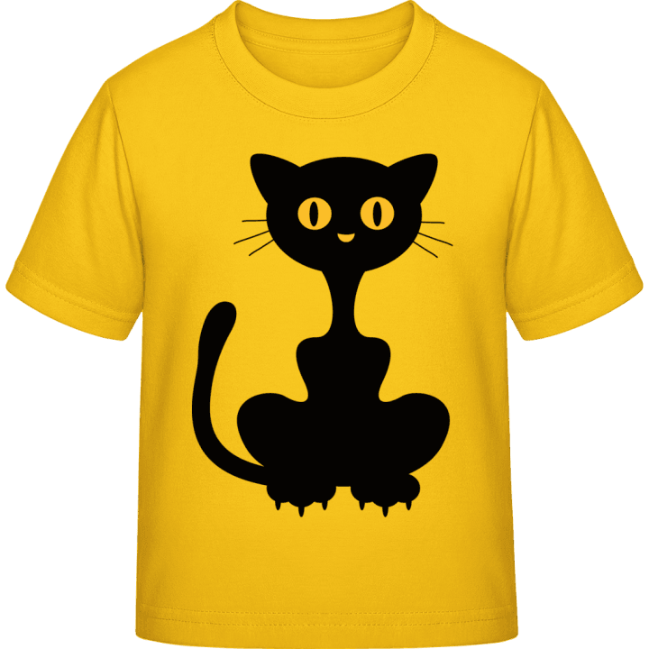 Black Cat T-shirt för barn 0 image