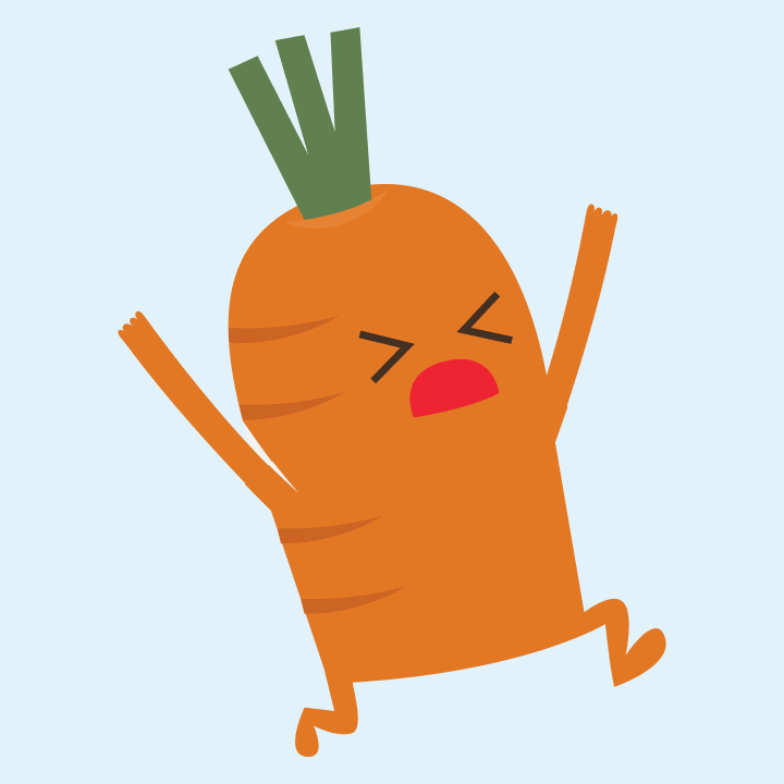Screaming Carrot Baby T-skjorte 0 image