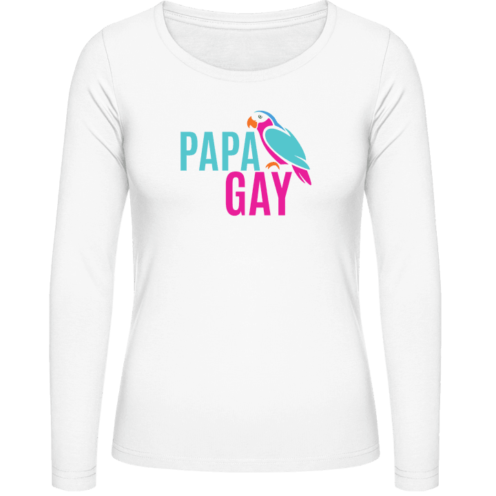 Papa Gay Camisa de manga larga para mujer contain pic