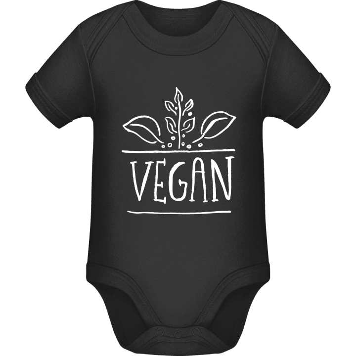 Vegan Illustration Baby romperdress contain pic
