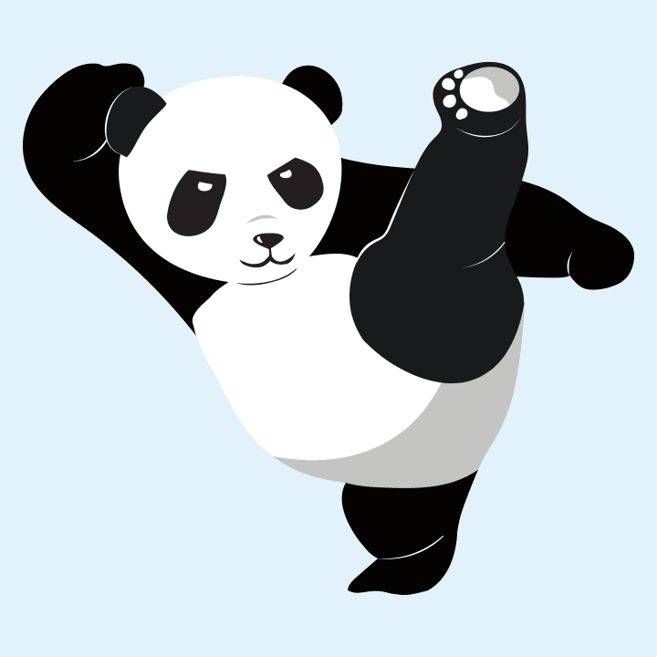 Karate Panda  Sweat à capuche pour enfants 0 image