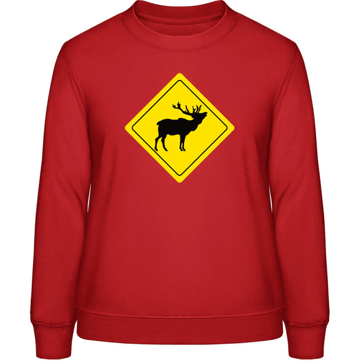 Stag Warning Frauen Sweatshirt 0 image