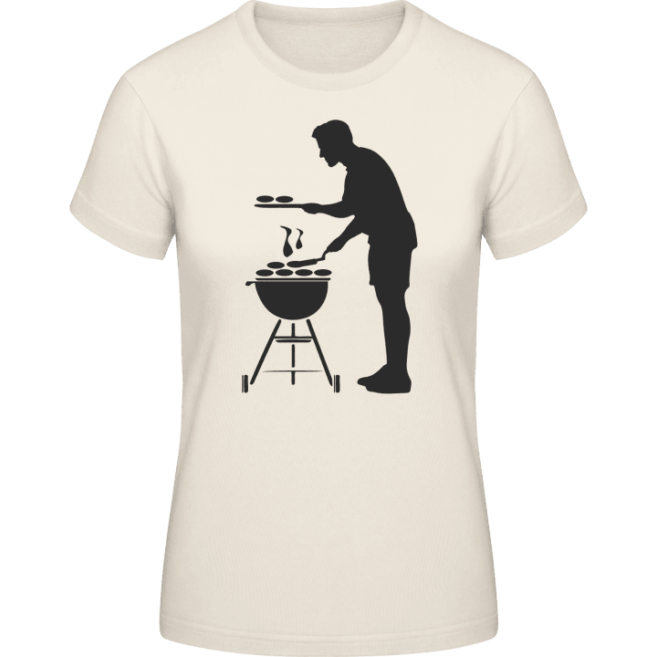 Griller Silhouette Vrouwen T-shirt contain pic