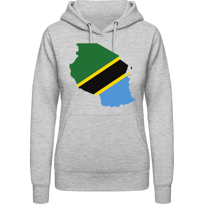 Tansania Map Vrouwen Hoodie contain pic
