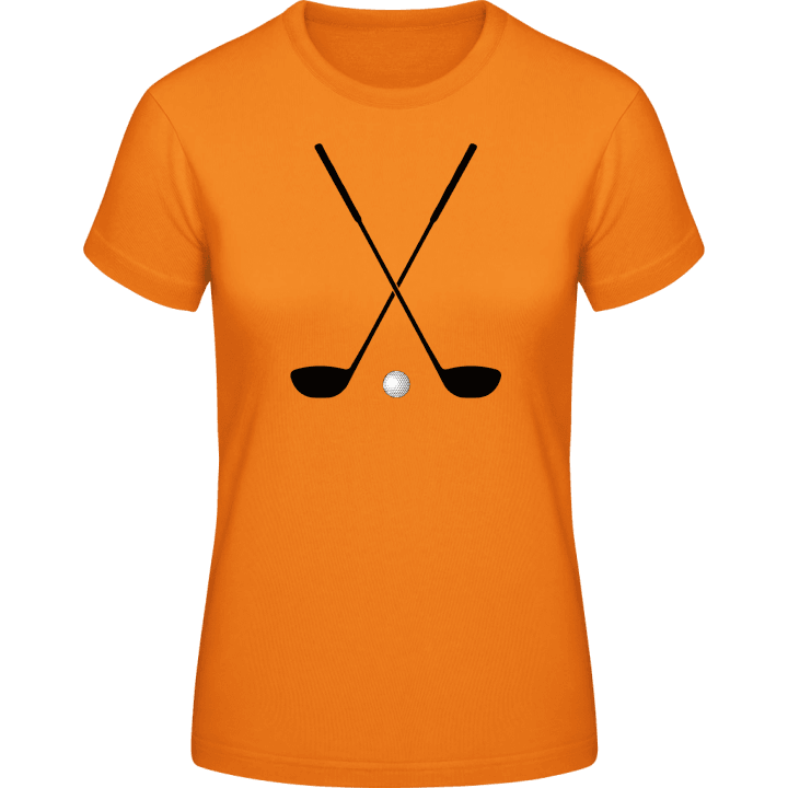 Golf Club and Ball Frauen T-Shirt contain pic