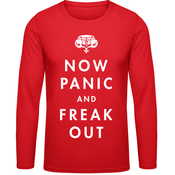 Now Panic And Freak Out T-shirt à manches longues contain pic
